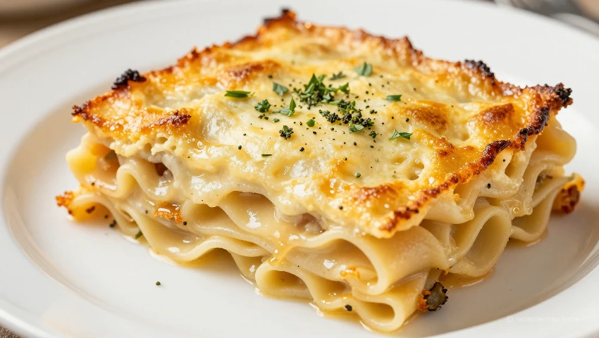 Portie pastaovenschotel met kruiden