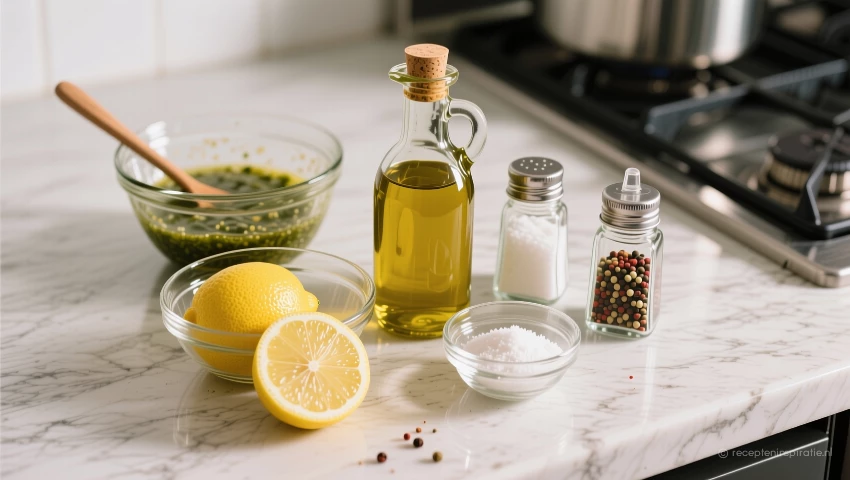Ingrediënten voor vinaigrette