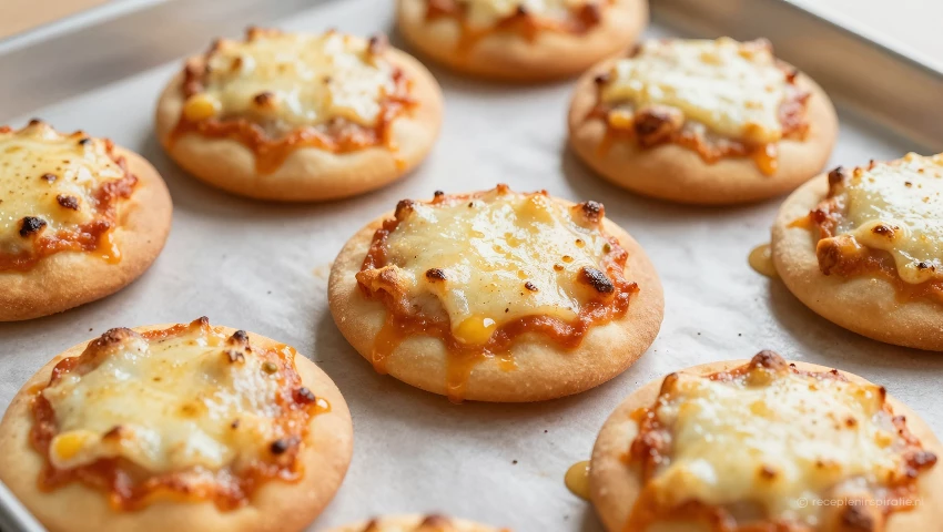 Gebakken mini pizza's