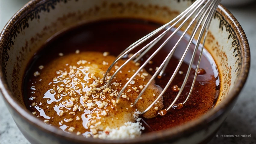 Ingrediënten mengen in een kom