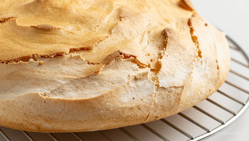Pavlova afkoelen op rooster