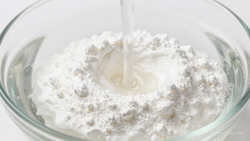 Maizena mengen met water