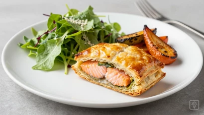 Geserveerde Wellington met garnituur