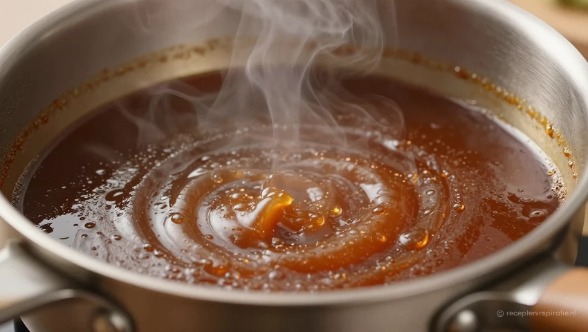 Teriyaki saus afkoelen